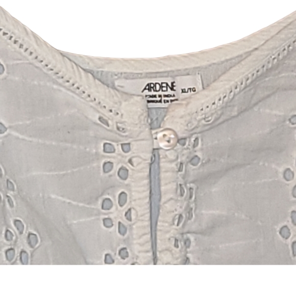 3/$20! Ardene White Longsleeve Cold Shoulder Top - Picture 4 of 10